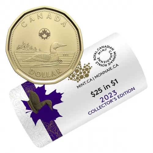 2023 Canadian $1 Common Loon Dollar Collector’s Edition Special Wrap Roll
