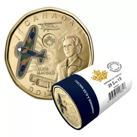 2023 Canadian $1 Honouring Elsie MacGill Colourized Loonie Special Wrap Coin Roll