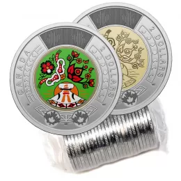2023 Canadian $2 National Indigenous Peoples Day Toonie Original Mixed Coin Roll