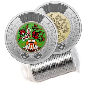 2023 Canadian $2 National Indigenous Peoples Day Toonie Original Mixed Coin Roll
