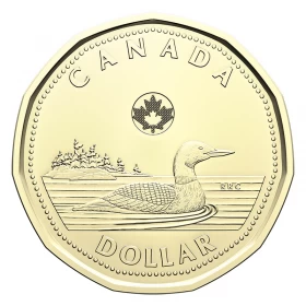2024 Canadian $1 Common Loon/King Charles III Loonie Coin (Brilliant Uncirculated)
