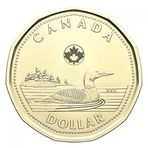 2024 Canadian $1 Common Loon/King Charles III Loonie Coin (Brilliant Uncirculated)