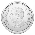 2024 Canadian 10-cent Bluenose Schooner/King Charles III Dime Coin (Brilliant Uncirculated)