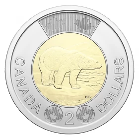 2024 Canadian $2 Polar Bear/King Charles III Toonie Coin (Brilliant Uncirculated)