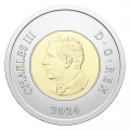 2024 Canadian $2 Polar Bear/King Charles III First Strikes Toonie Special Wrap Coin Roll