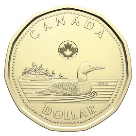 2025 Canada $1 Common Loon/King Charles III Loonie Coin (Brilliant Uncirculated)