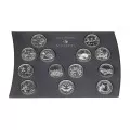 1999 Canadian 12-Coin & Medallion Millennium Quarter Series Specimen Set (Special Edition)