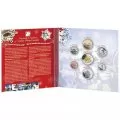 2006 Canadian Quebec Bonhomme Carnival 7-Coin Gift Set ft 25-Cent Coloured Quarter