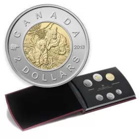2013 Canadian 6-Coin Specimen Set ft $2 Black Bear Cubs Toonie (Special Edition)