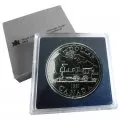 1981 Canadian $1 Trans-Canada Railway Centennial Brilliant Uncirculated Silver Dollar Coin