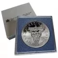 1982 (1882-) Canadian $1 Regina Centennial Brilliant Uncirculated Silver Dollar Coin