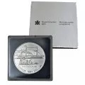 1991 (1816-) Canadian $1 Steamer Frontenac Launch 175th Anniv Brilliant Uncirculated Silver Dollar Coin