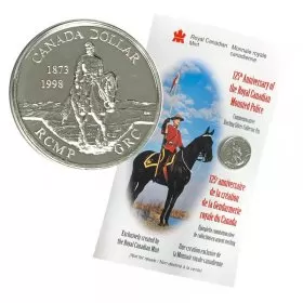 1998 (1873-) Canadian $1 RCMP 125th Anniversary Proof Sterling