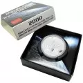 2000 Canadian $1 Voyage of Discovery Brilliant Uncirculated Silver Dollar Coin