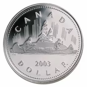 2003 Canadian $1 Voyageur/Coronation Proof Silver Dollar Coin (Special Edition)