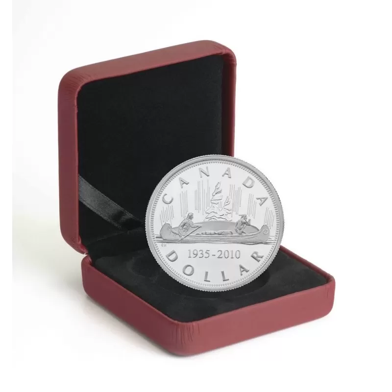 2010 (1935-) Canadian $1 75th Anniv of First Voyageur Issue Proof