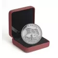 2015 Canadian $1 50th Anniversary of the Canadian Flag Proof Silver Dollar Coin