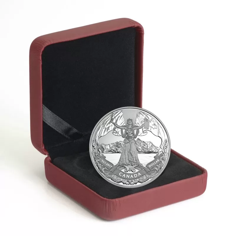 2017 (1867-) Canadian $1 Confederation 150th Anniv Proof Silver
