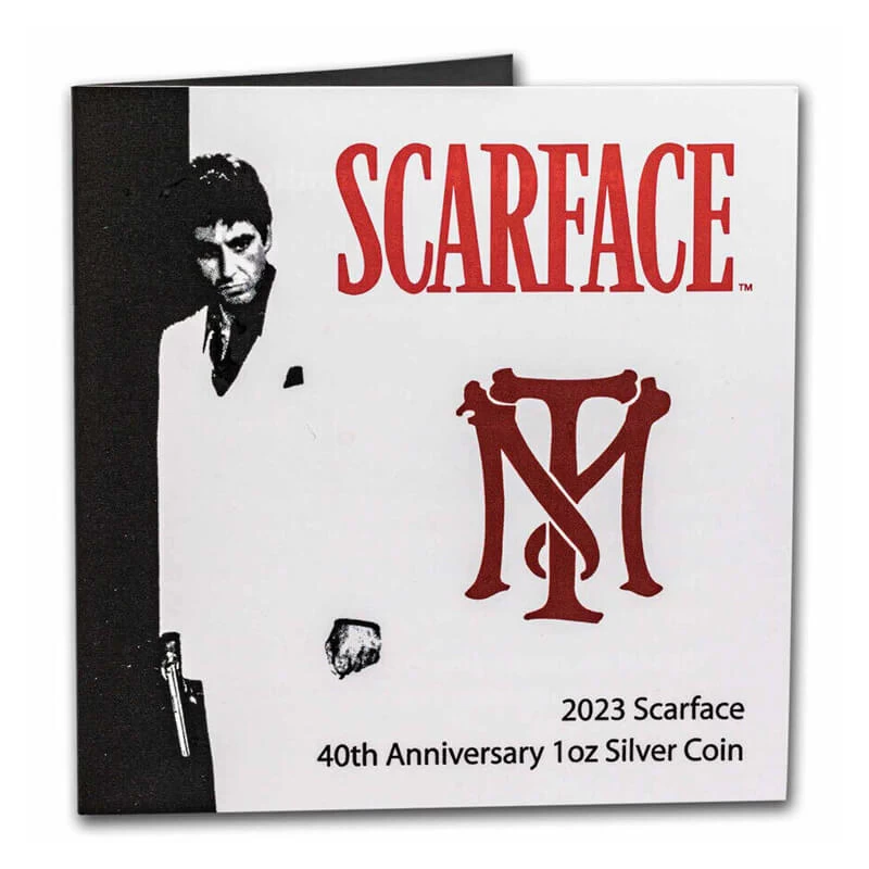 2023 Niue $2 SCARFACE ft Al Pacino 40th Anniversary 1 oz Pure