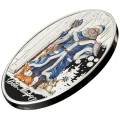 2022 Solomon Islands $5 Father Frost Matryoshka Nesting Doll - 1 oz Fine Silver Coin
