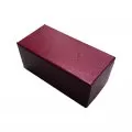 2x2 Standard 1-Column Cardboard Coin Flip Storage Box, Red, 4.5-in