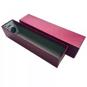 2x2 Standard 1-Column Cardboard Coin Flip Storage Box, Red, 9-in