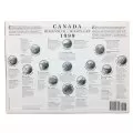 1999 Canadian 25-Cent Millennium Quarter Series Fillable Coin Board & Sleeve