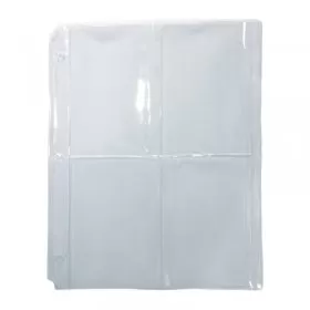 4-Pocket Vinyl Coin Binder Page For Uncirculated (PL) Coin Sets, Postcards (1-Count)
