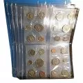 4-Pocket Vinyl Coin Binder Page For Uncirculated (PL) Coin Sets, Postcards (50-Count)