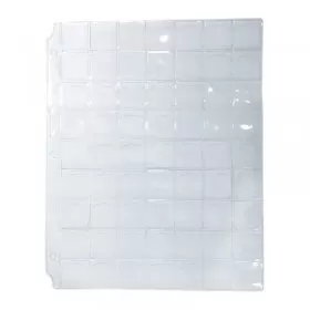63-Pocket Vinyl Coin Binder Page Slot-style For 5-Cent, 25-Cent (1-Count)