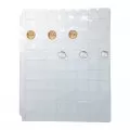 88-Pocket Vinyl Coin Binder Page Slot-style For 1-Cent, 10-Cent (1-Count)