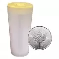 Royal Canadian Mint Coin Tube Empty For 1 oz Silver Maple Leafs