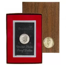 1971 S United States $1 Eisenhower US Silver Proof Dollar Coin 1971 S United States $1 Eisenhower US Silver Proof Dollar Coin