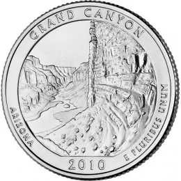 2010-D United States 25-Cent Grand Canyon/Arizona National Park Quarter Coin (Brilliant Uncirculated) 2010-D United States 25-Cent Grand Canyon/Arizona National Park Quarter Coin (Brilliant Uncirculated)