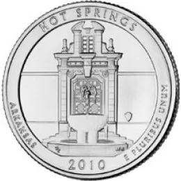 2010-D United States 25-Cent Hot Springs/Arkansas National Park Quarter Coin (Brilliant Uncirculated) 2010-D United States 25-Cent Hot Springs/Arkansas National Park Quarter Coin (Brilliant Uncirculated)