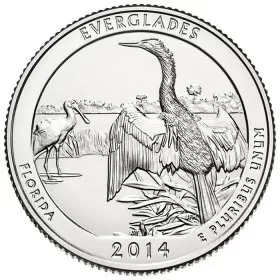 2014-D United States 25-Cent Everglades/Florida National Parks Quarter Coin (Brilliant Uncirculated)