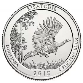 2015-P United States 25-Cent Kisatchie/Louisiana National Park Quarter Coin (Brilliant Uncirculated)
