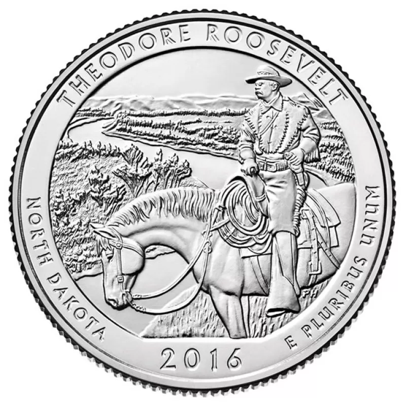 2016-D United States 25-Cent National Parks: Theodore Roosevelt