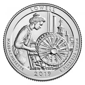2019-D United States 25-Cent Lowell/Massachusetts National Park Quarter Coin (Brilliant Uncirculated)