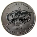 2001 NHL All-Stars Bobby Hull - Stamp and Medallion Set - Turnished