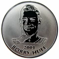 2001 NHL All-Stars Bobby Hull - Stamp and Medallion Set - Turnished