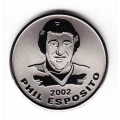 2002 Canada NHL® All-Stars Phil Esposito - Stamp and Medallion Set - No Outside Sleeve
