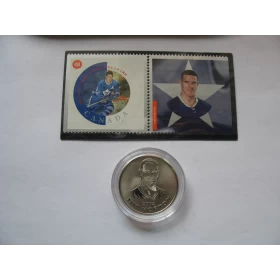 2002 Canada NHL® All-Stars Tim Horton - Stamp and Medallion Set