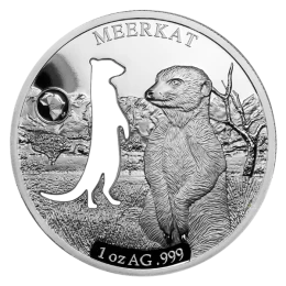 2018 Djibouti 250 Francs Shapes of Africa: Meerkat - 1 oz 99.9% Fine Silver Coin 2018 Djibouti 250 Francs Shapes of Africa: Meerkat - 1 oz 99.9% Fine Silver Coin