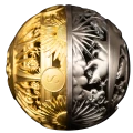 2024 Samoa $5 Filigree Spherical Sun And Moon - 2oz Fine Silver Coin
