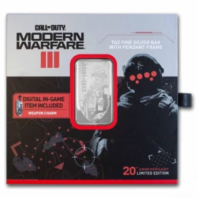 2023 PAMP Call of Duty Modern Warfare - 1oz 99.9% Pure Silver Bar