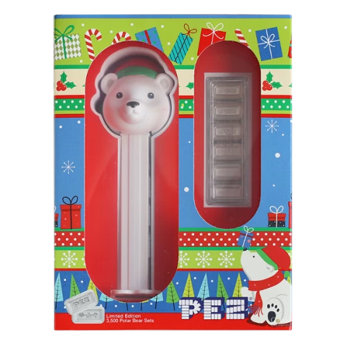 2024 PAMP PEZ® Polar Bear - Fine silver 6 x 5 g wafers