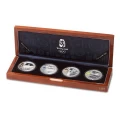 2008 Beijing ¥10 (Yuan) Olympics 99.9% Silver 4-Coin Set