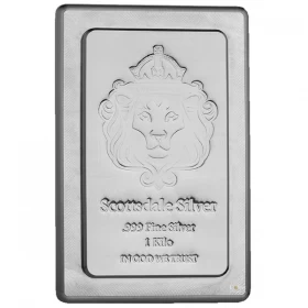 Scottsdale 1 Kilo 99.9% Pure Silver Stacker Wafer/Bar *E-TRANSFER & CANADA ONLY*
