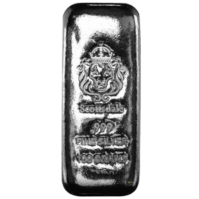 Scottsdale 100 Gram 99.9% Pure Silver Cast Wafer/Bar *E-TRANSFER & CANADA ONLY*
